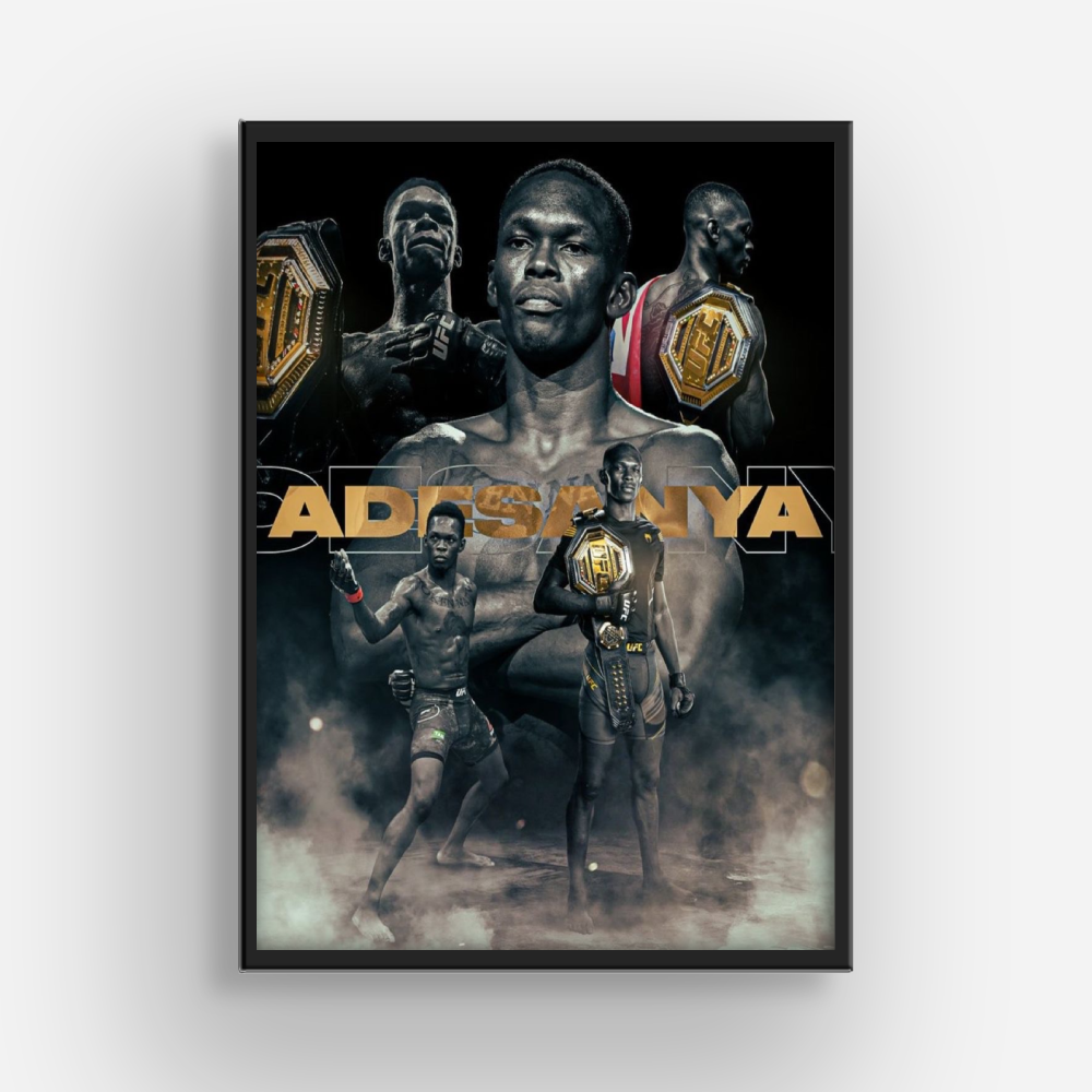 Israel Adesanya MMA Poster