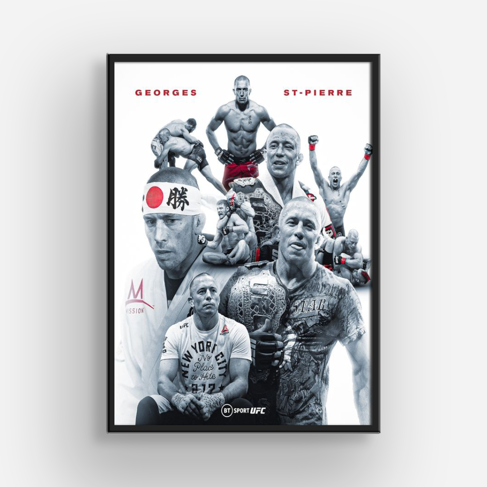 Georges St Pierre MMA Poster