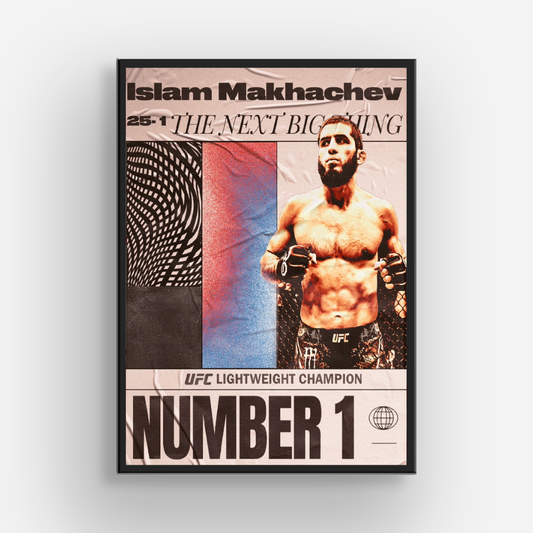 Islam Makhachev MMA Poster