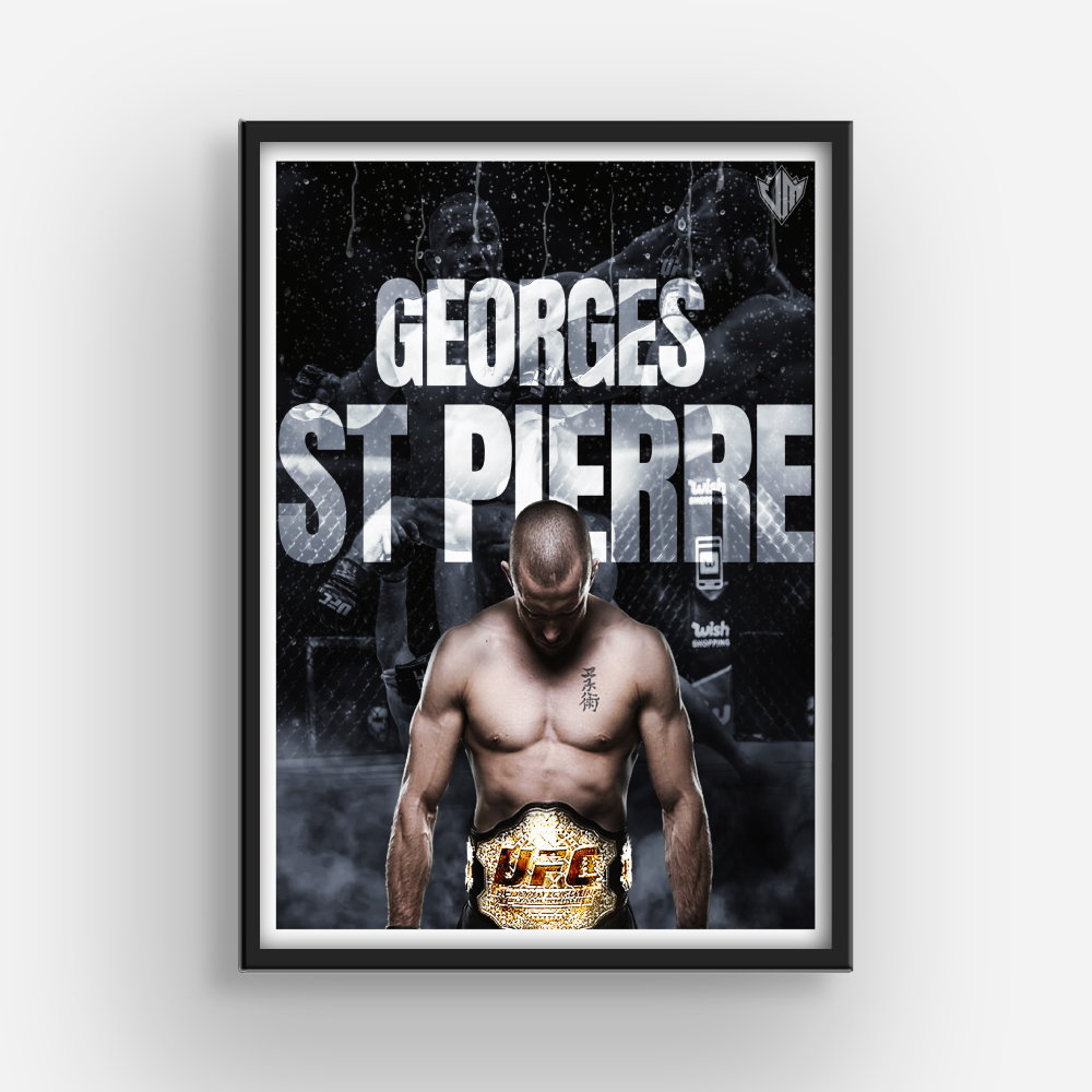 Georges St Pierre MMA Poster