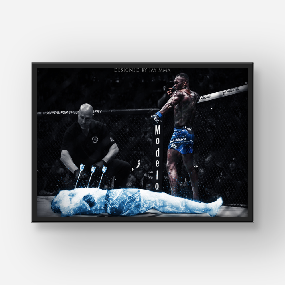 Israel Adesanya MMA Poster