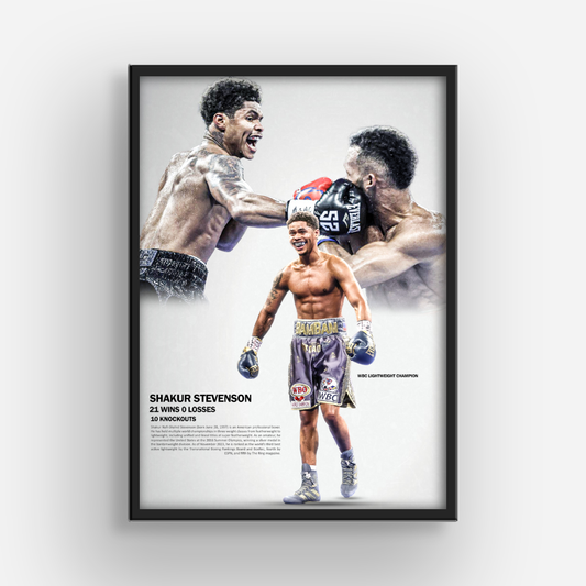 Shakur Stevenson Boxing Poster