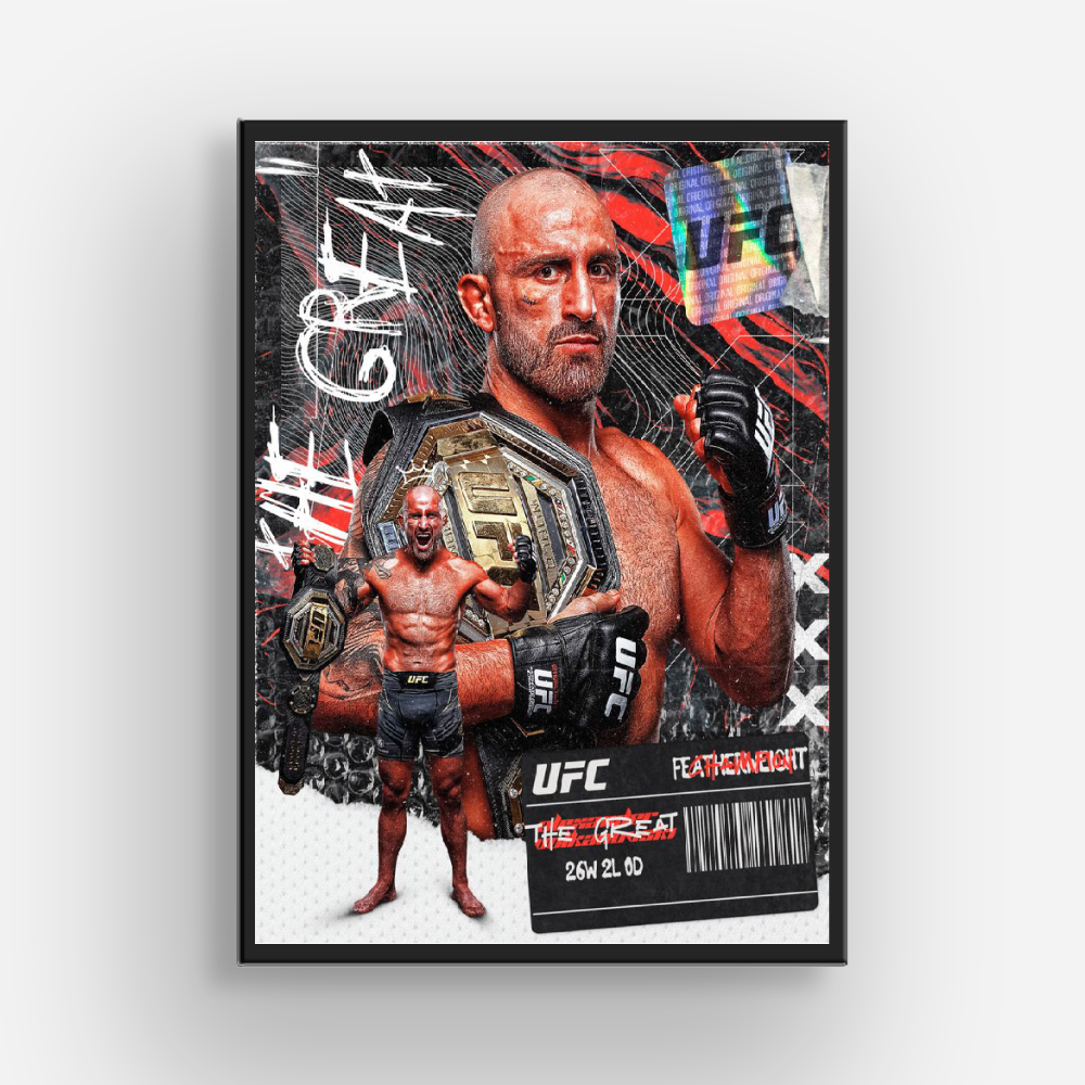 Alex volk MMA Poster