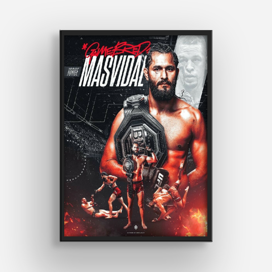 Masvidal MMA Poster