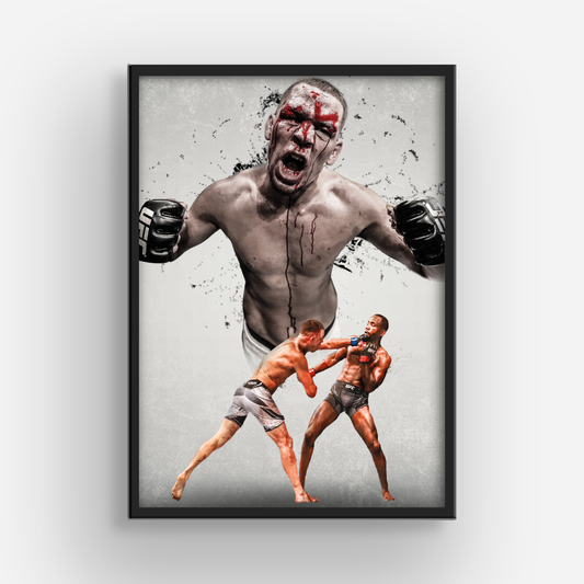 Nate Diaz MMA Poster