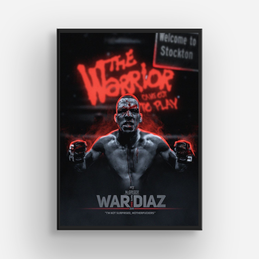 Nate Diaz MMA Poster