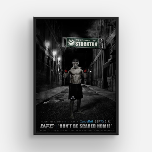 Nick Diaz MMA Poster