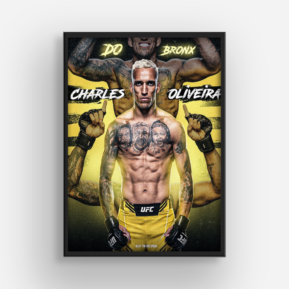 Charles Oliveira MMA Poster