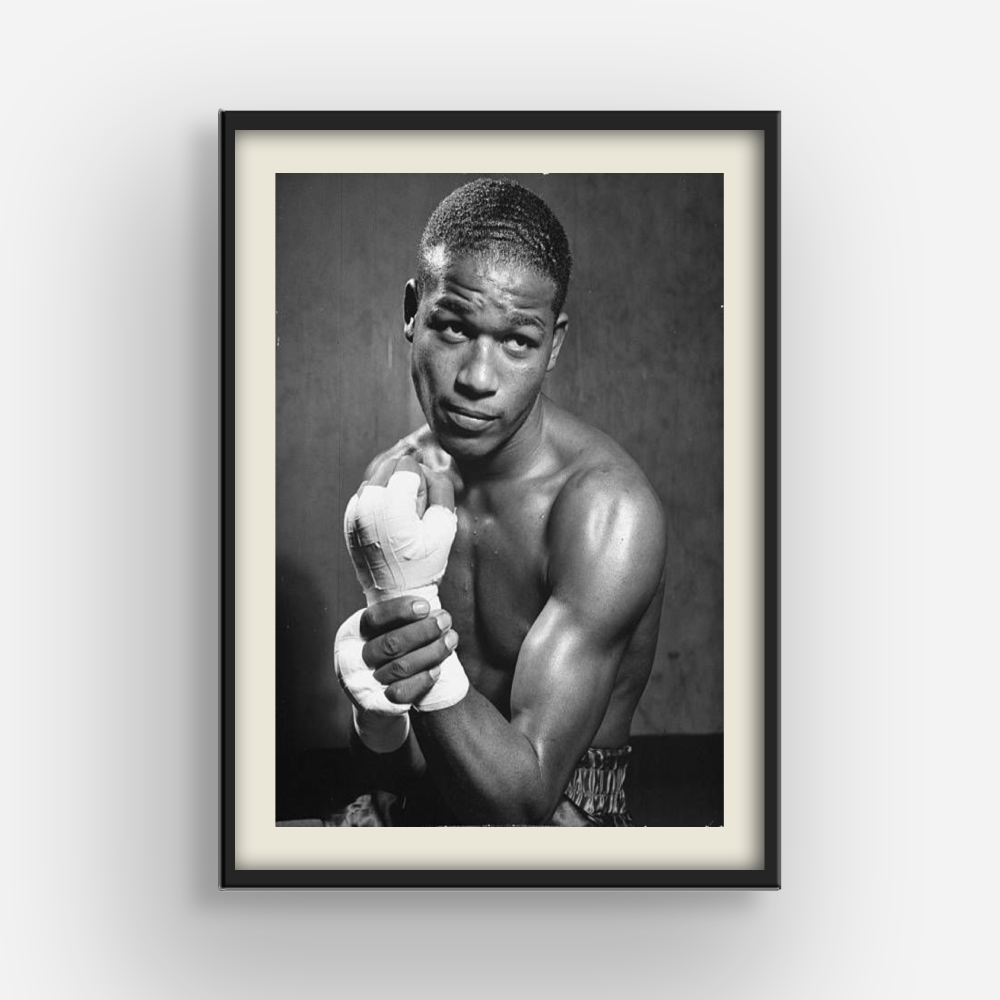 'Sugar' Ray Robinson Boxing Poster