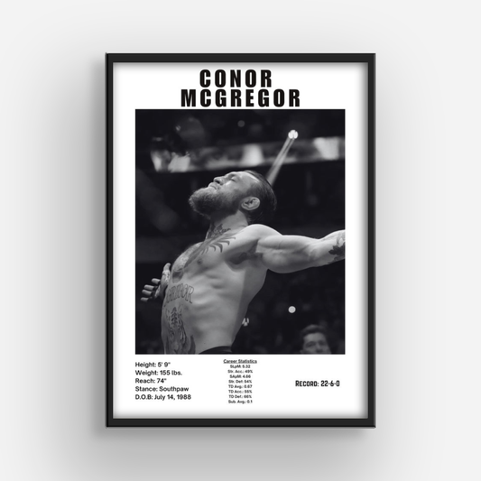 Conor McGregor MMA Poster