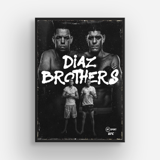 Diaz Brothers MMA Poster