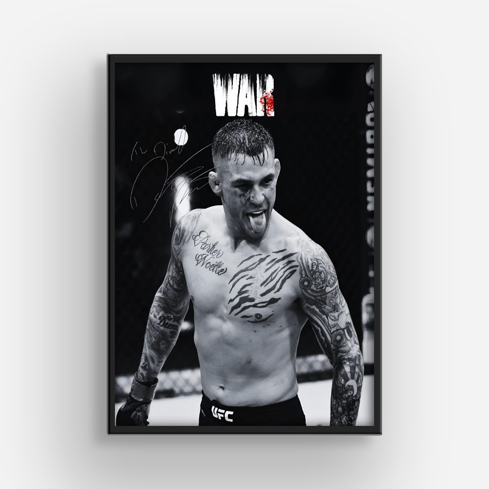 Dustin Poirier MMA Poster