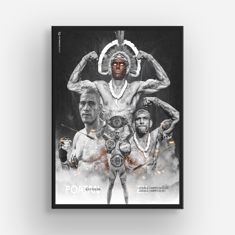 Alex Piereira MMA Poster