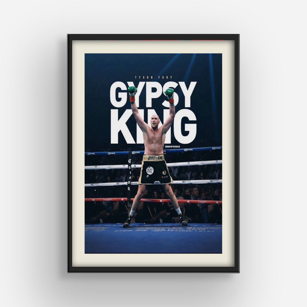 Tyson Fury Boxing Poster