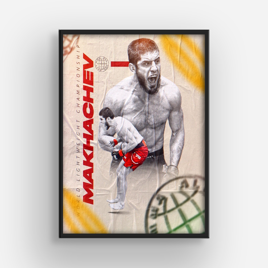 Islam Makhachev MMA Poster