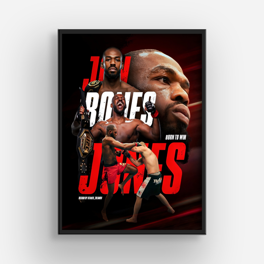 jon Jones MMA Poster