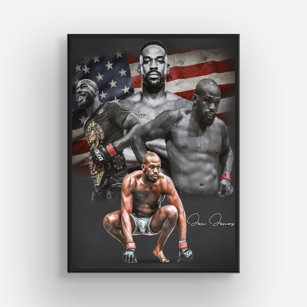 Jon Jones MMA Poster