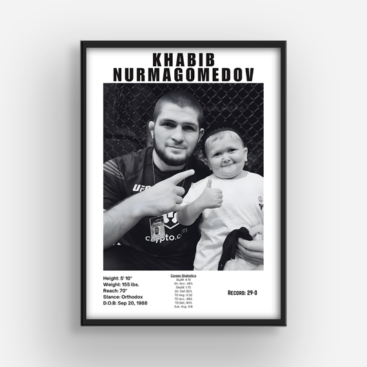 Khabib x Hasbulla MMA Poster