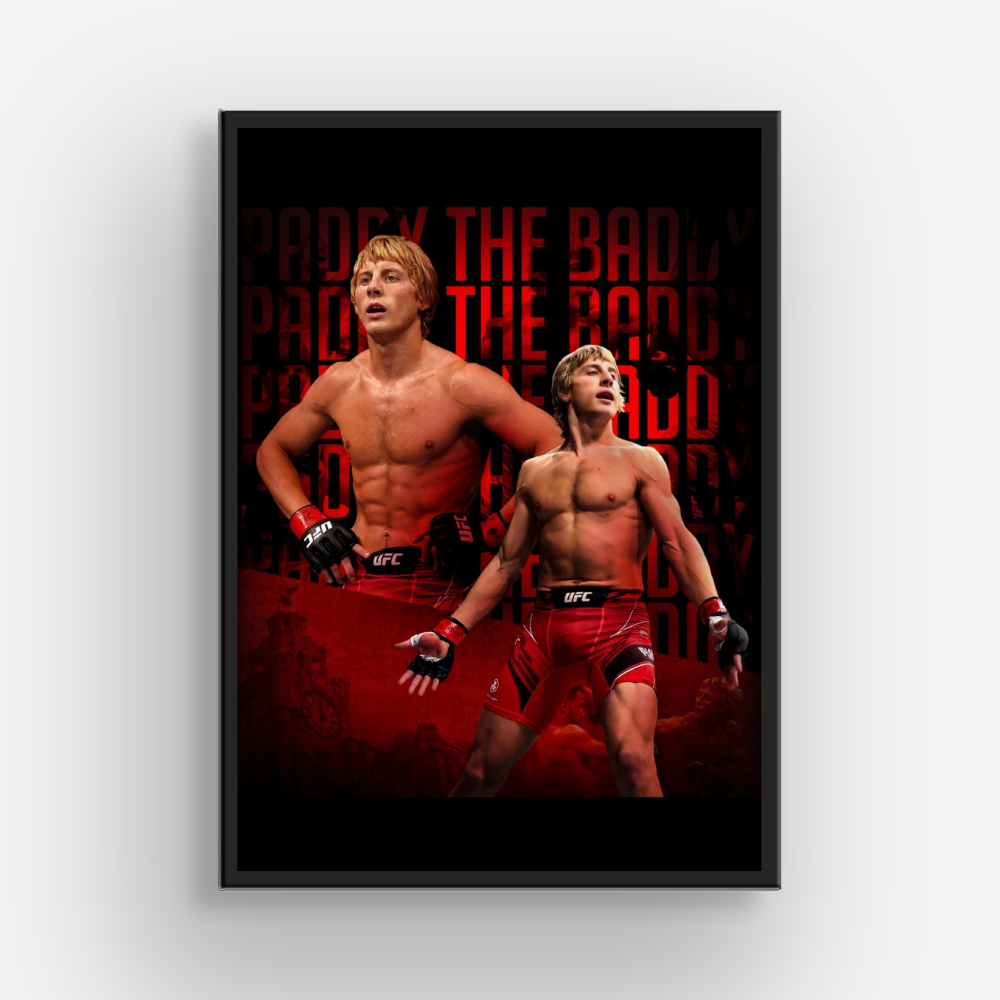 Paddy The Baddy MMA Poster