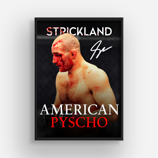 Sean Strickland MMA Poster